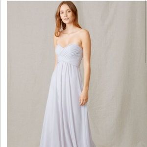 Amsale “Sarabeth”: Size 4, Dove